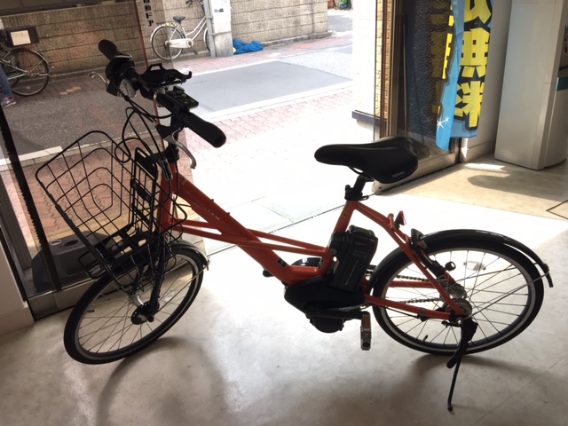 豊島区からを電動アシスト自転車を買取させて頂きました！