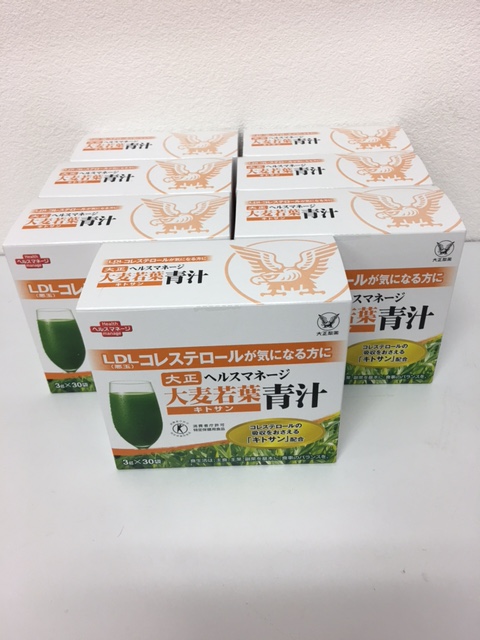 文京区から大正製薬 ヘルスマネージ 大麦若葉青汁＜キトサン＞ 特定保健用食品 30包を買取させて頂きました！