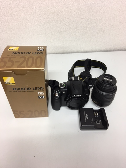 世田谷区からNikon ニコン デジタル一眼レフカメラ D5000 ダブルズームキット レンズを買取させて頂きました！