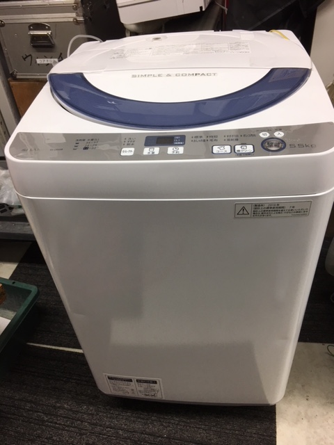 北区からシャープ 全自動洗濯機ES-GE55Rを高価買取させて頂きました！