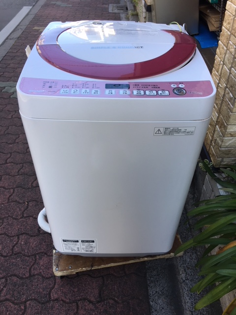 荒川区からシャープ洗濯機ES-KS70Pを高価買取させて頂きました！