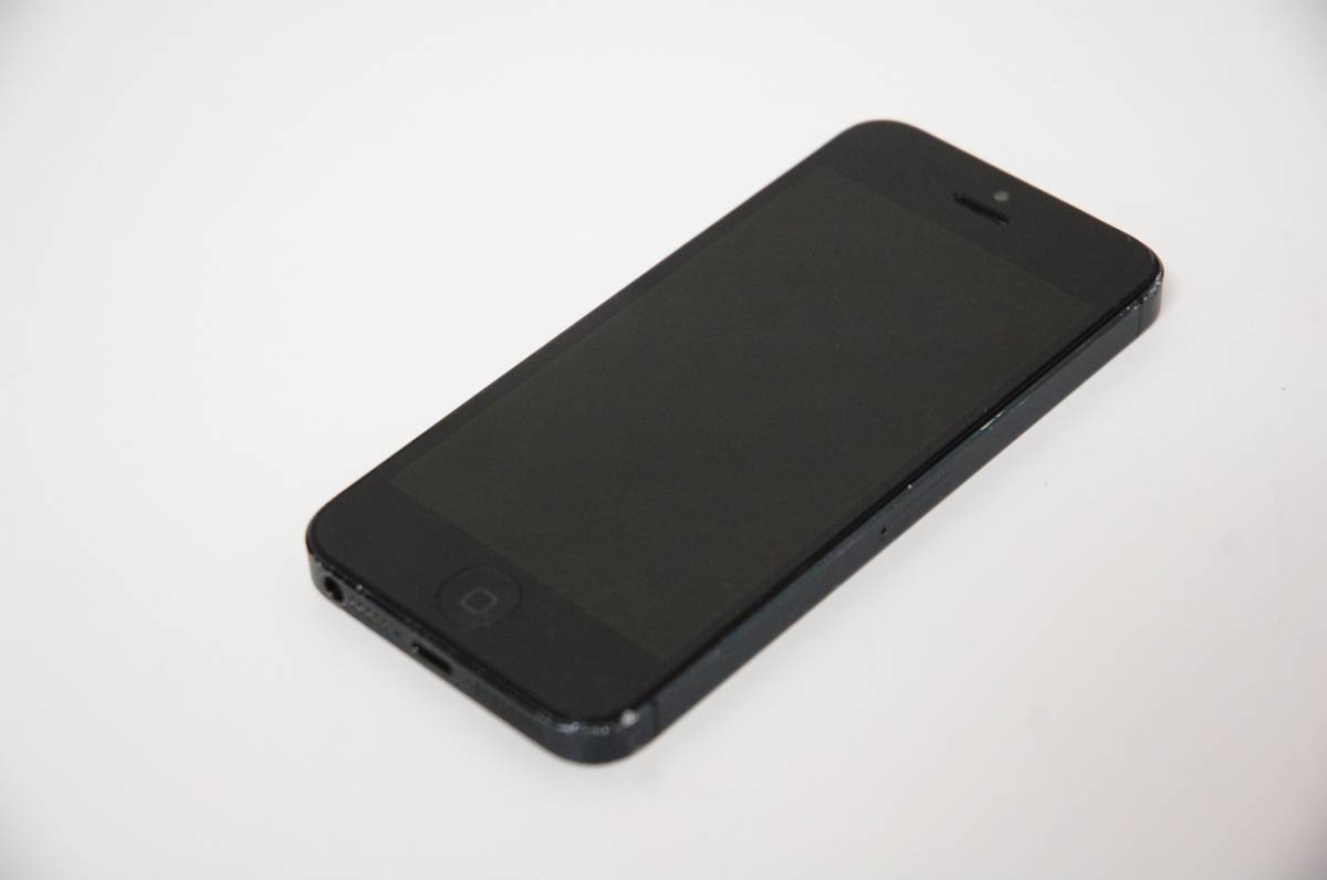 荒川区からSoftbank APPLE iPhone5 32GB ブラックを高価買取させて頂きました！
