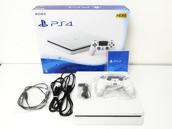 板橋区からSONY ソニー PlayStation4 PS4 プレイステーション4 プレステ4 CUH-2100AB02 500GB グレイシャー・ホワイトを高価買取させて頂きました！