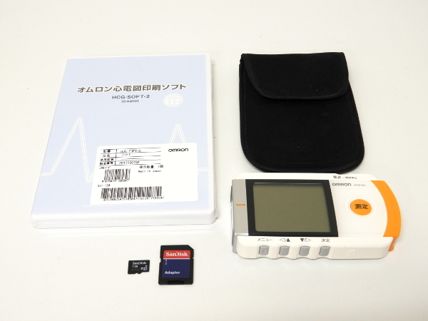 世田谷区からOMRON オムロン 携帯型心電計 HCG-801を高価買取させて頂きました！