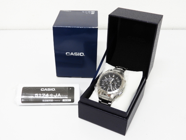 荒川区からCASIO カシオ wave ceptor ウェブセプター 電波ソーラー腕時計 を高価買取させて頂きました！