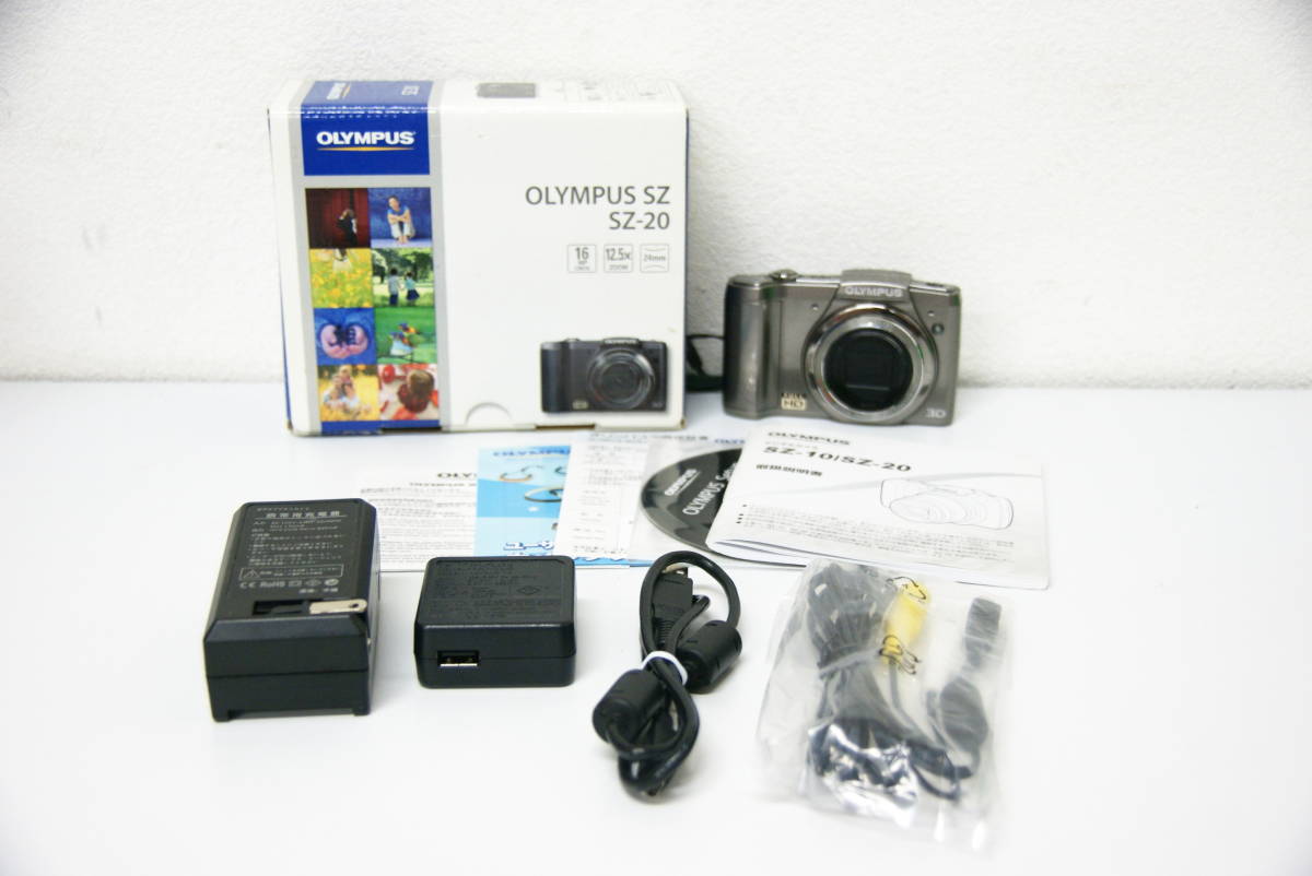 文京区からOLYMPUS オリンパス SZ-20 シルバー コンパクトデジタルカメラを高価買取させて頂きました！