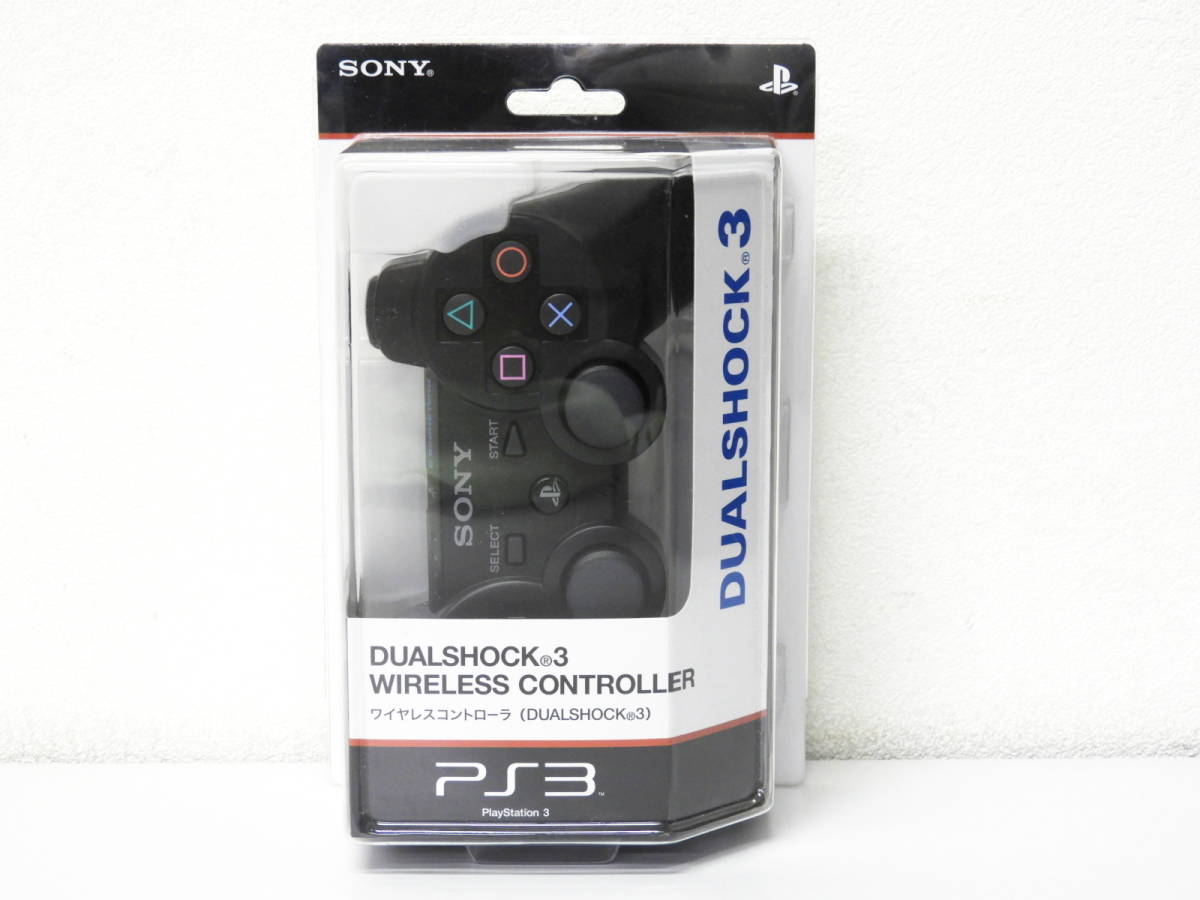 江東区からSONY ワイヤレスコントローラ (DUALSHOCK3) ブラック Playstation3用 純正コントローラーを高価買取させて頂きました！