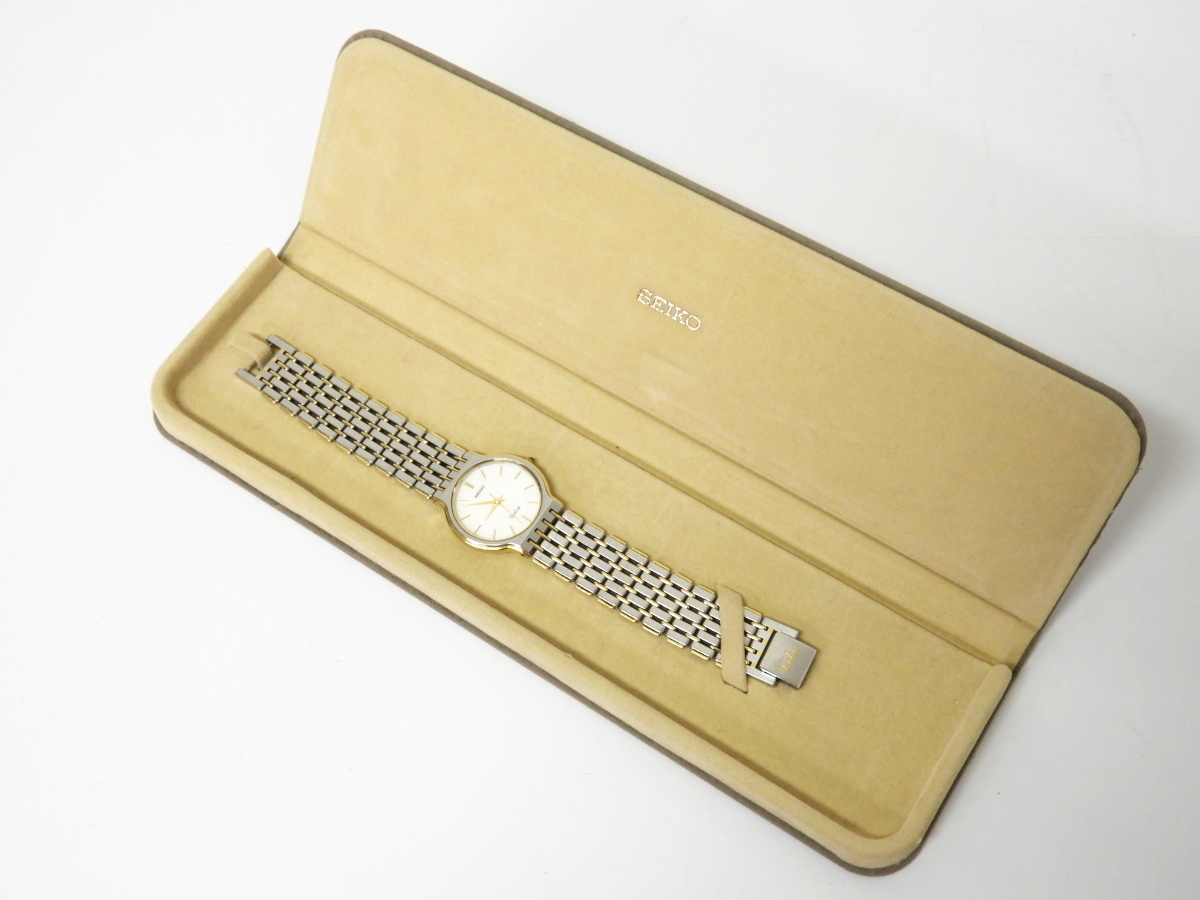 台東区からSEIKO セイコー DOLCE EXCELINE ドルチェ クォーツ 腕時計を高価買取させて頂きました！