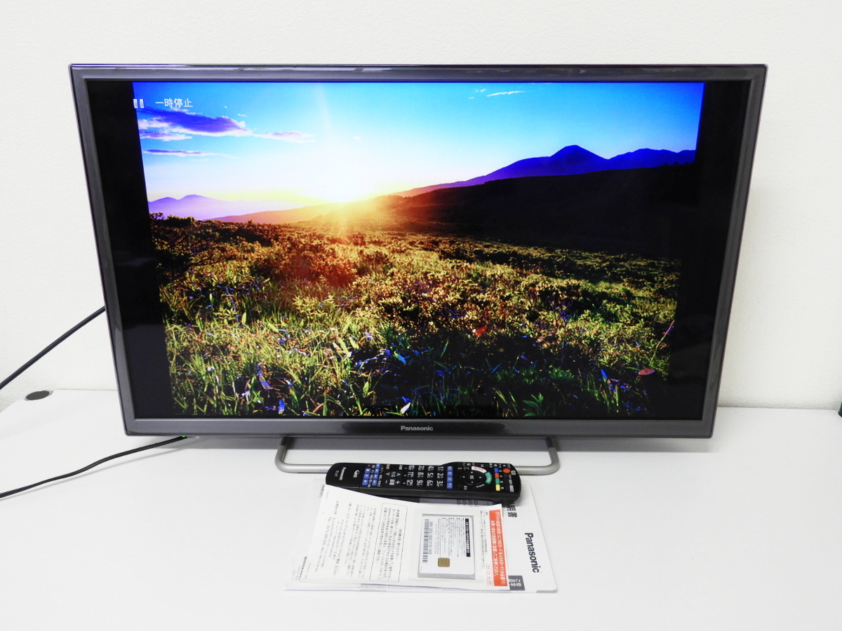品川区からPanasonic パナソニック VIERA ビエラ 地上・BS・110度CSデジタルハイビジョン液晶テレビ TH-32ES500-S 32V型を高価買取させて頂きました！