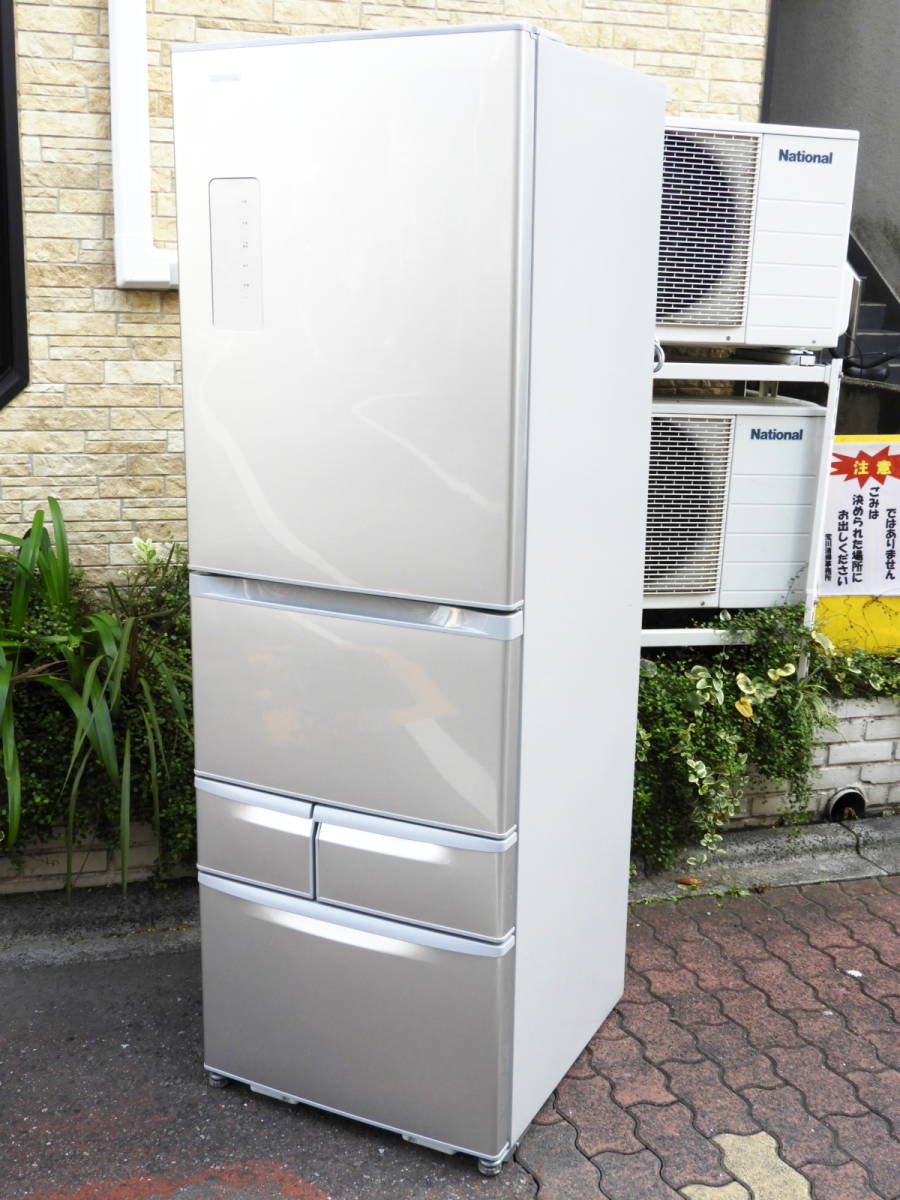品川区からTOSHIBA 東芝 410L 5ドア冷凍冷蔵庫 GR-436G(S)を高価買取させて頂きました！
