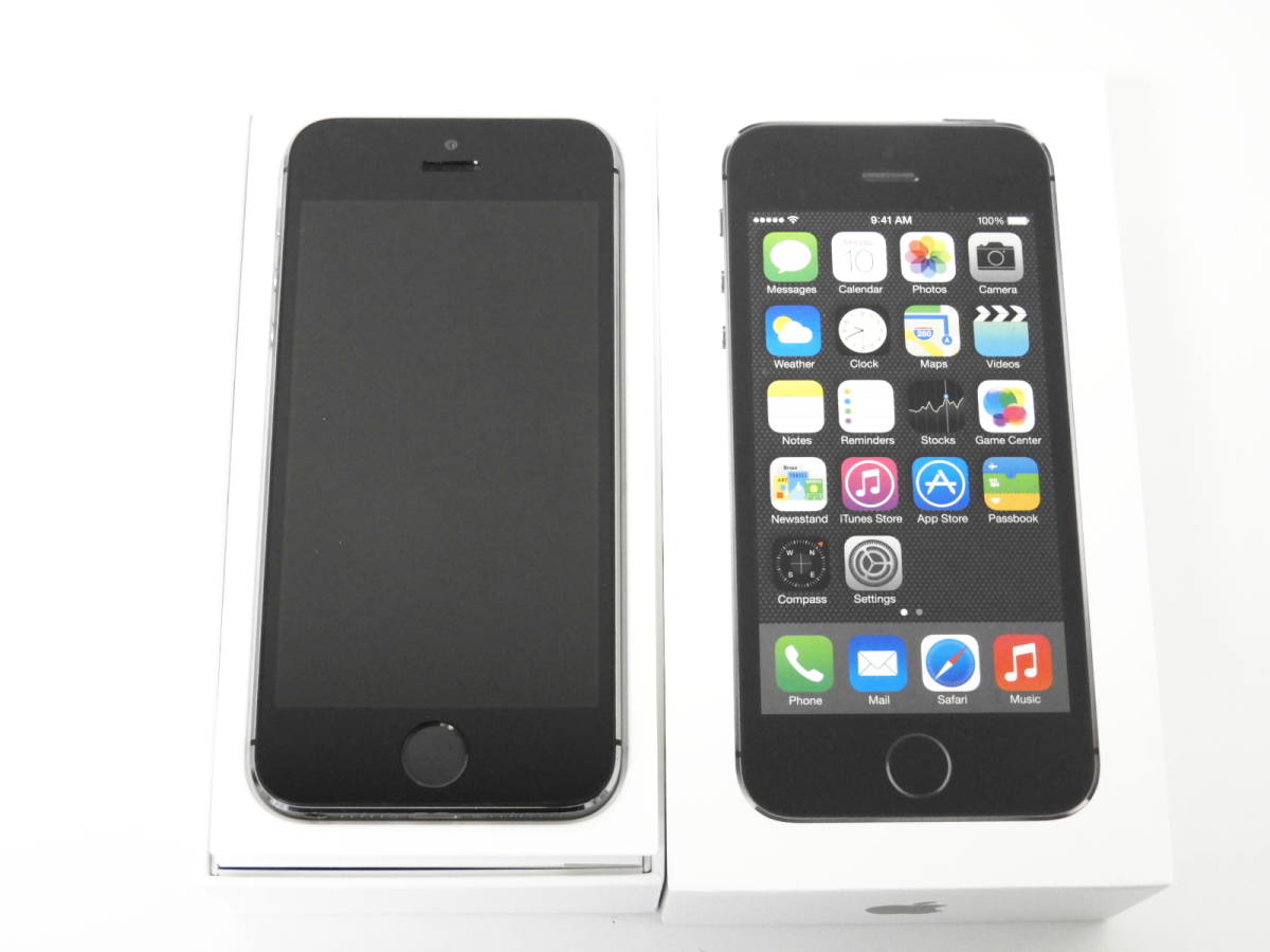 渋谷区からApple アップル au iPhone 5s 64GB ME338J/A スペースグレイを高価買取させて頂きました！