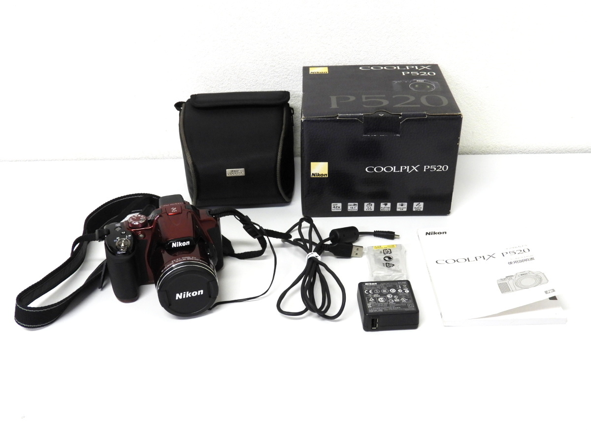 品川区からNikon ニコン COOLPIX クールピクス コンパクトデジタルカメラ P520を高価買取させて頂きました！