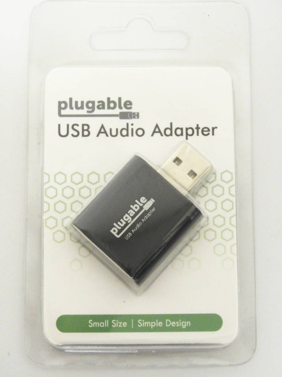新宿区からPlugable USB オーディオ変換アダプタ 3.5mm ヘッドホン マイク端子付 ステレオ 黒アルミニウム仕上げ、Windows、macOS、Linux互換を高価買取させて頂きました！