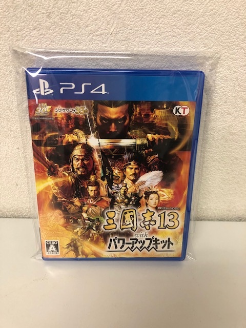 渋谷区からゲームソフト PS4 三國志13を高価買取させて頂きました！