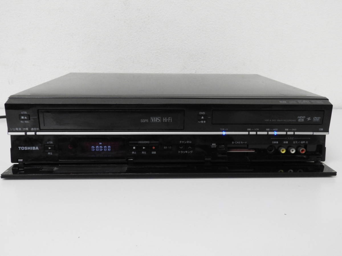 目黒区から東芝 TOSHIBA VTR一体型 HDD&DVDビデオレコーダー D-W255Kを高価買取させて頂きました！