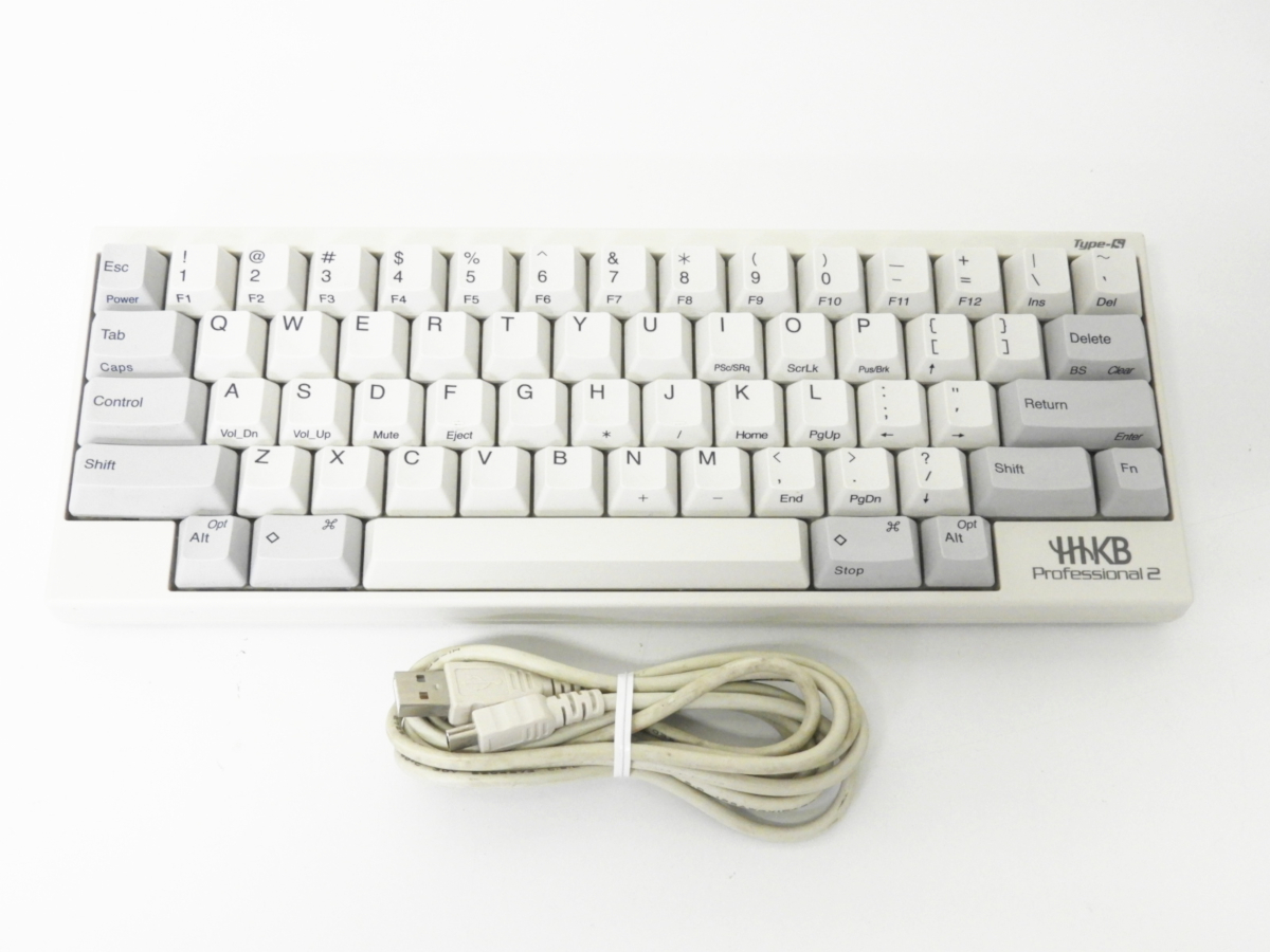 江東区からHHKB Happy Hacking Keyboard Professional2 Type-S PD-KB400WS キーボードを高価買取させて頂きました！