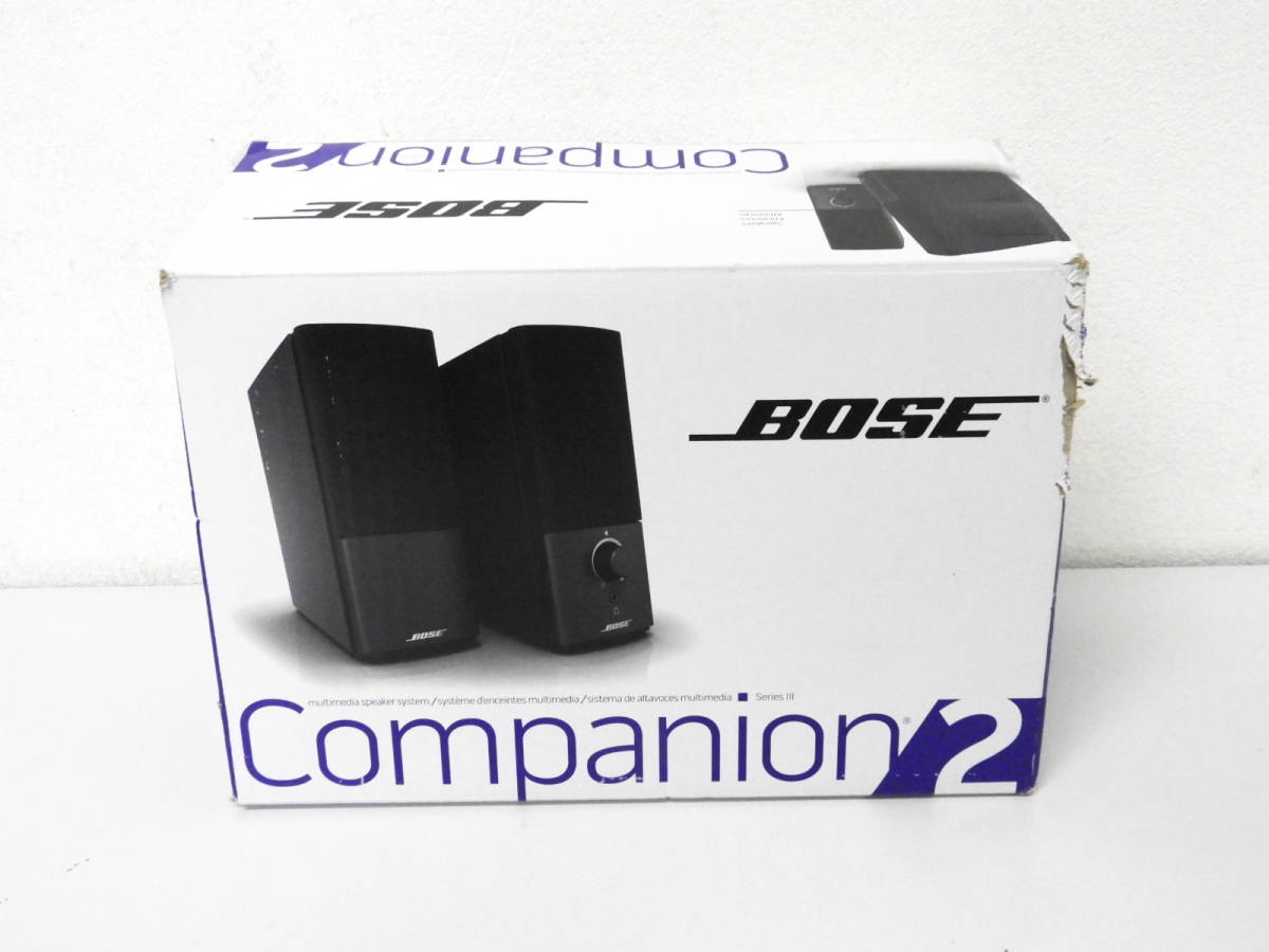 江東区からBOSE COMPANION2 SERIES III マルチメディアスピーカーシステム PCスピーカーを高価買取させて頂きました！