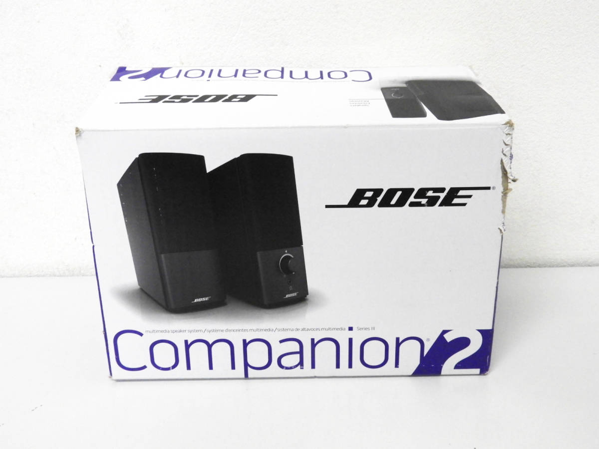 練馬区からBOSE COMPANION2 SERIES III マルチメディアスピーカーシステム PCスピーカーを高価買取させて頂きました！