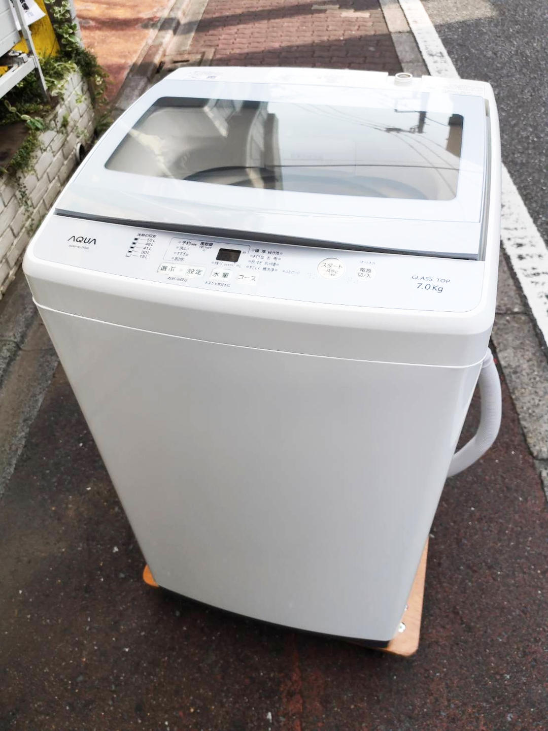 荒川区から洗濯機買取AQUA 洗濯機 7kg AQW-NJ7Fを高価買取させて頂きました！