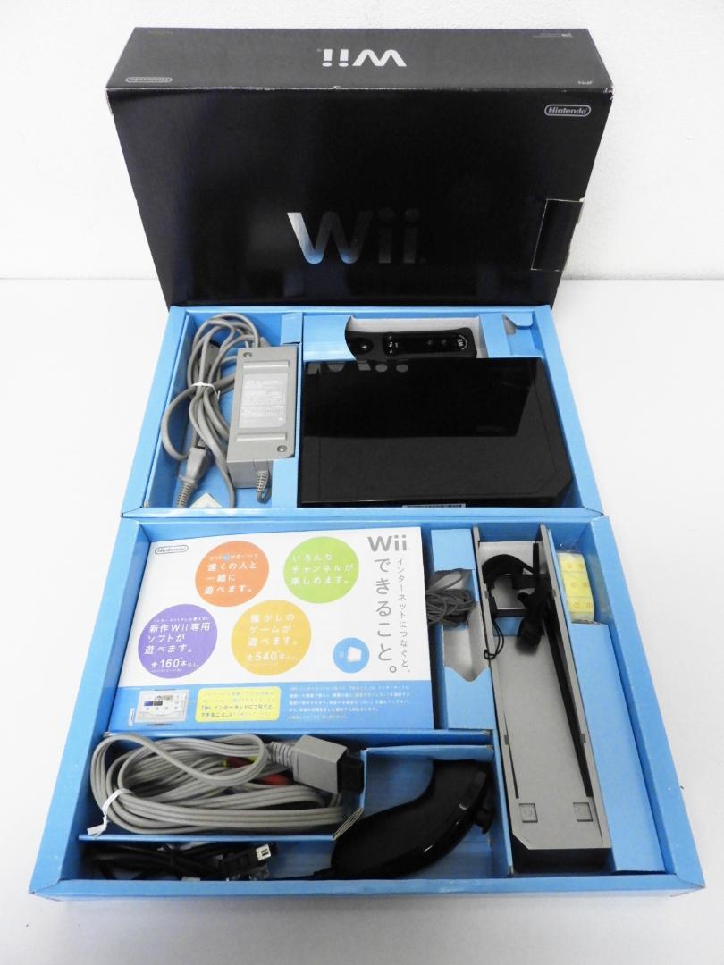 足立区から任天堂 ニンテンドー Wii クロを高価買取させて頂きました！