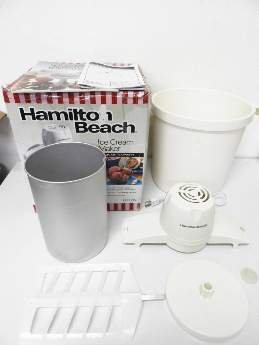 豊島区からHamilton Beach ハミルトンビーチ 68330N 自動アイスクリームメーカー 4クォートを高価買取させて頂きました！