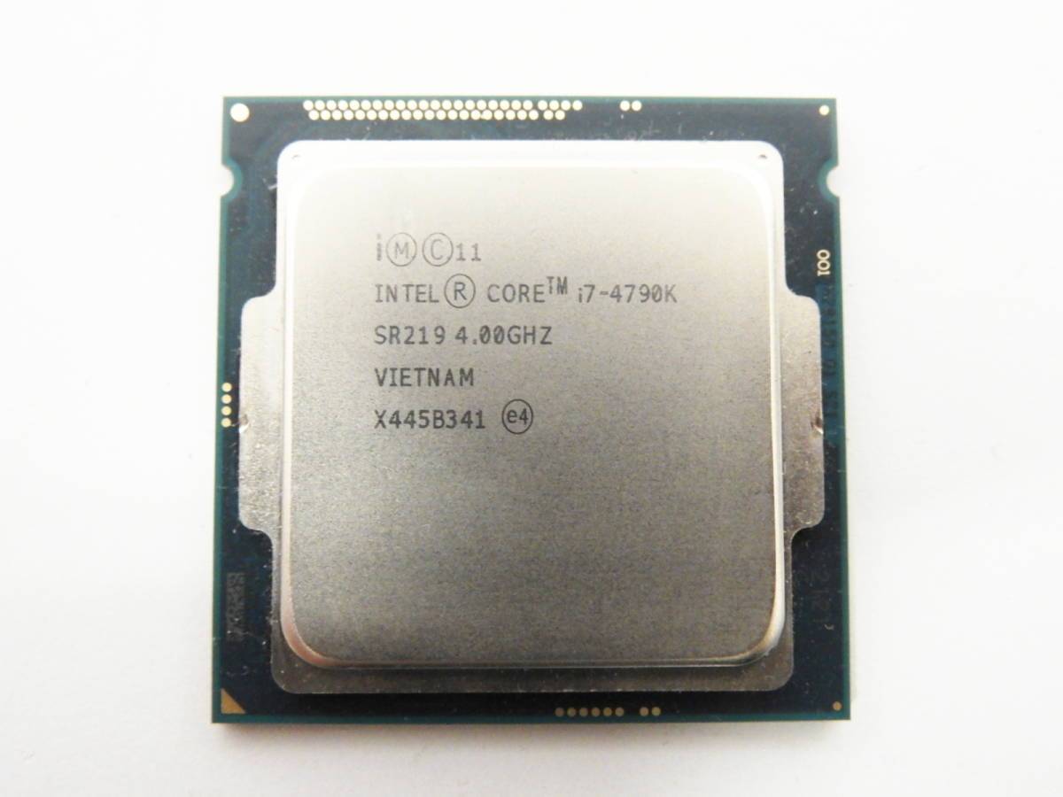 足立区からPCパーツ買取Intel インテル Devil's Canyon 第4世代 Core i7 4790K / 4.0GHz LGA1150を高価買取させて頂きました！