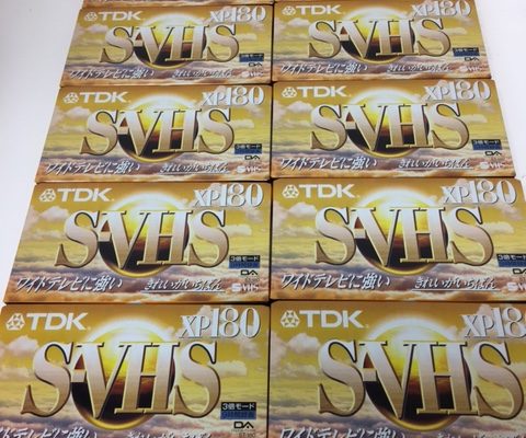 荒川区からTDK S-VHS ビデオテープを買取させて頂きました！