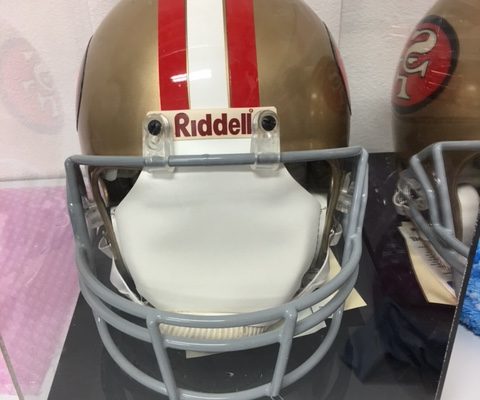 杉並区から、Riddell ジョー・モンタナ JOE MONTANA AF San Francisco 49ers スーパーボール アメフト ヘルメットを買取させて頂きました！