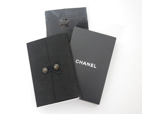 江東区からCHANEL シャネル ノベルティ 手帳 ミニノート メモ帳 ブラックを高価買取致しました！