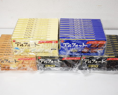 渋谷区からブルボン アルフォート 4種類 2000個を高価買取させて頂きました！