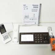 練馬区からPanasonic パナソニック おたっくす デジタルコードレス普通紙ファックス 子機1台付き KX-PD102DL パーソナルファックス FAXを高価買取させて頂きました！