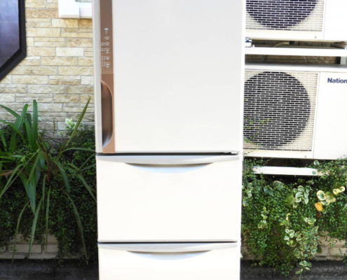 品川区からHITACHI 日立 375L 3ドア冷凍冷蔵庫 R-K380HV(T)を高価買取させて頂きました！