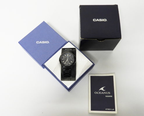 荒川区からCASIO カシオ OCEANUS オシアナス OCW-M700 フルメタルクロノグラフ電波ソーラー腕時計を高価買取させて頂きました！
