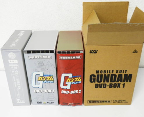 文京区から機動戦士ガンダム DVD-BOX1 DVD-BOX2 初回限定生産商品を高価買取させて頂きました！