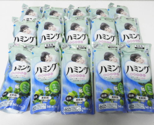 文京区から大量 花王 ハミング 柔軟剤 フルーティグリーンの香りを高価買取させて頂きました！