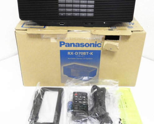 大田区からパナソニック Panasonic ポータブルステレオCDシステム RX-D70BT-Kを高価買取させて頂きました！