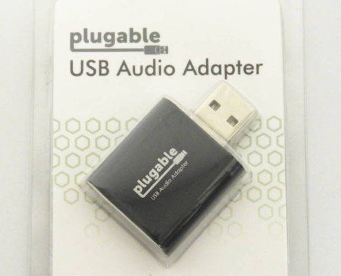 新宿区からPlugable USB オーディオ変換アダプタ 3.5mm ヘッドホン マイク端子付 ステレオ 黒アルミニウム仕上げ、Windows、macOS、Linux互換を高価買取させて頂きました！