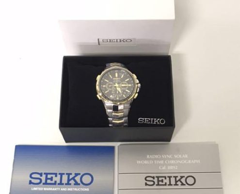 江東区から腕時計 海外モデル SEIKO セイコー コーチュラ SSG010 電波ソーラーを高価買取させて頂きました！