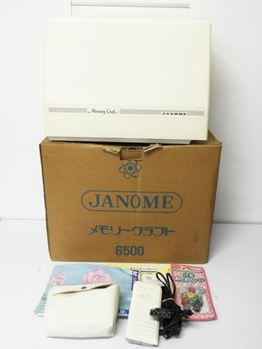 文京区からジャノメ JANOME Memory Craft 6500 メモリークラフト レディースコンピュータ ミシンを高価買取させて頂きました！
