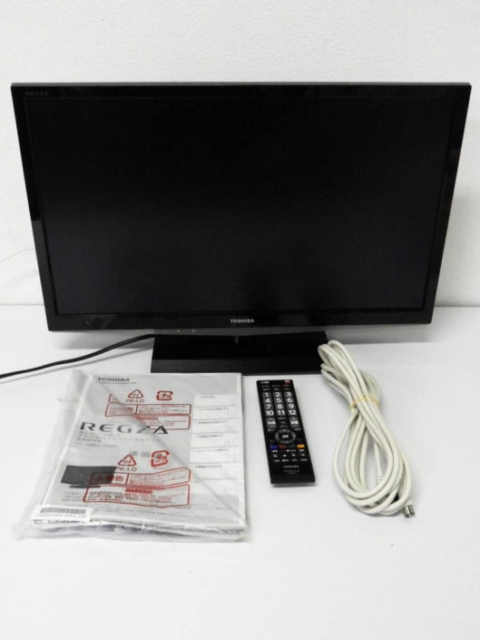 足立区からTOSHIBA 東芝 REGZA 24V型液晶テレビ 24B5 外付けHDD録画対応 フルHD液晶を高価買取させて頂きました！