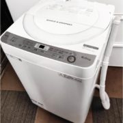 葛飾区からシャープ 洗濯機 2018年製 ES-GE6B-W 6kg / 3kgを高価買取させて頂きました！