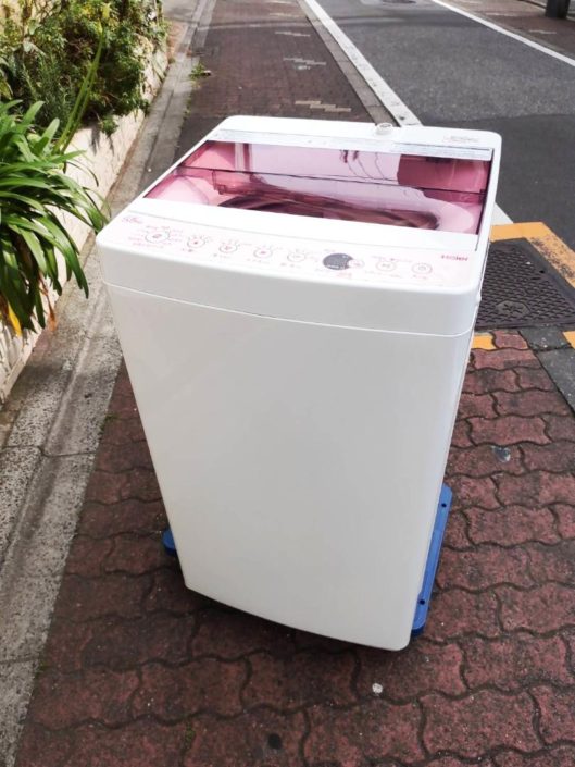 葛飾区から5.5kg 洗濯機 JW-C55CK サクラピンクを高価買取させて頂きました！