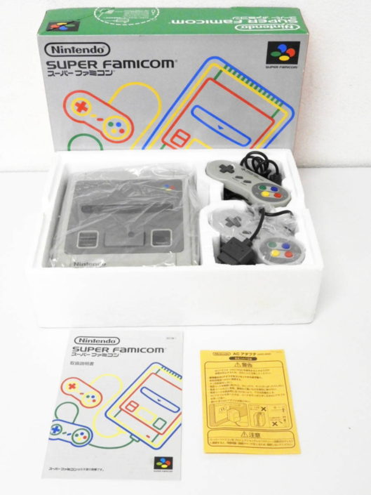 墨田区からゲーム機買取任天堂 Nintendo スーパーファミコン SHVC-001 箱付き SFC 本体を高価買取させて頂きました！