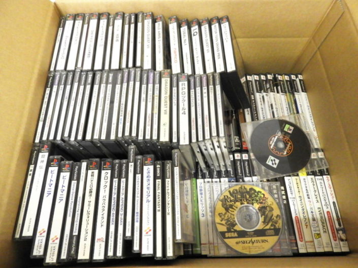 荒川区からゲームソフト買取大量PS1・PS2 プレイステーション ソフトを高価買取させて頂きました！