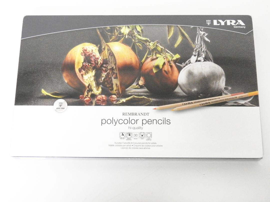 新宿区から画材買取リラ レンブラント 油性色鉛筆 ポリカラー 36色セット (メタルボックス)を高価買取させて頂きました！