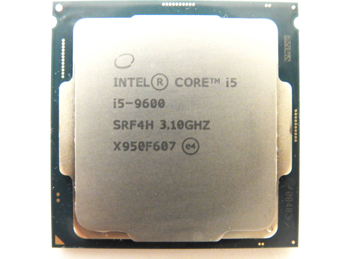 中野区からPCパーツ買取INTEL インテル CPU 第9世代 Coffee Lake / LGA1151 / Core i5 - 9600 / 3.1GHzを高価買取させて頂きました！