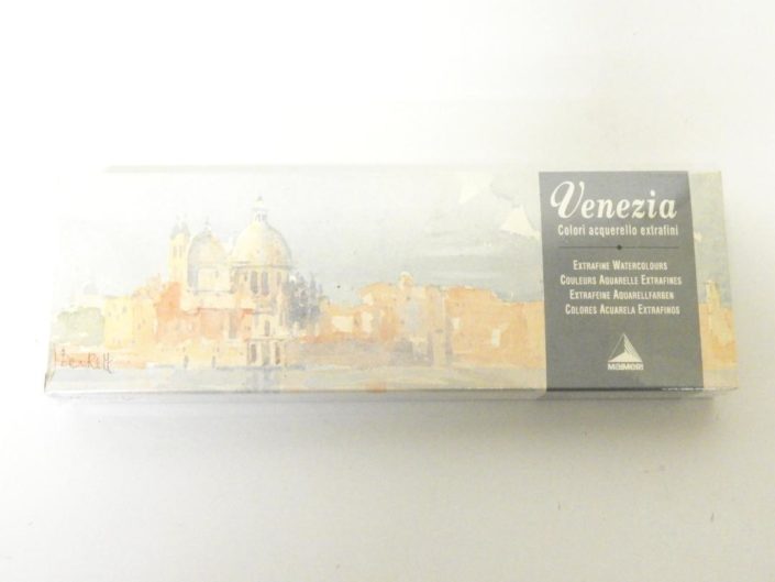 中央区から画材買取マイメリ ベネチア 水彩絵具 ハーフパン 24色 メタルBOXセットを高価買取させて頂きました！