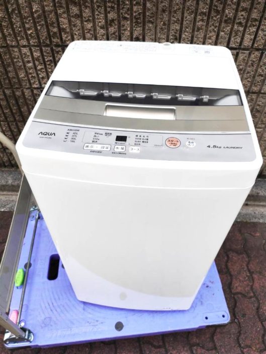 葛飾区から洗濯機買取アクア AQW-S45J 4.5kg 洗濯機を高価買取させて頂きました！