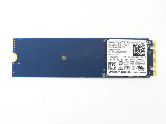 大田区からPCパーツ買取Western Digital PC / SN520 SDAPMUW-128G-1006 / 128GB NVMe SSDを高価買取せて頂きました！