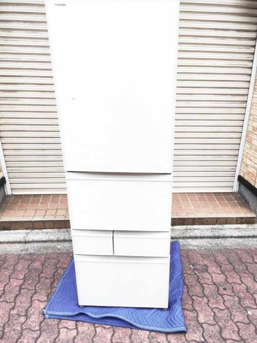 文京区から家電買取東芝 5ドア 冷蔵庫 ベジータ GR-P41GXVを高価買取せて頂きました！